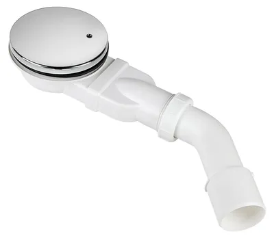 Image de Elzusha - Bonde de douche de 90 mm avec bouchon anti-odeur, filtre à cheveux et couvercle en chrome