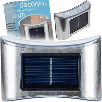 Produktbild von Decorya Solar Wandleuchte mit Dämmerungssensor, IP65