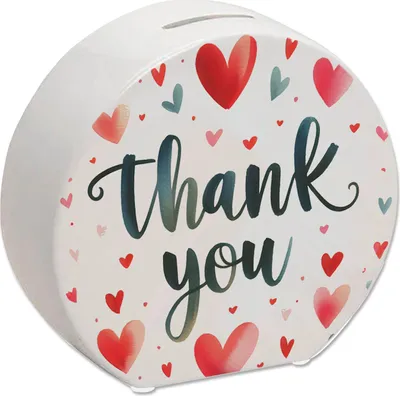 Produktbild von Thank you Spruch Spardose