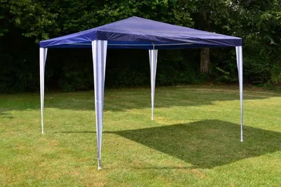 Obrázek produktu pro Garthen Zahradní párty stan, modrý, 3 x 3 m