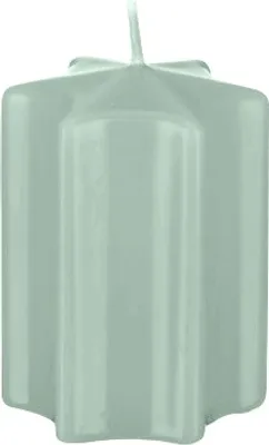 Produktbild von Sternkerzen Seafoam Seemoos 6 x Ø 6 cm, 4 Stück, Adventskerzen, Weihnachtskerzen