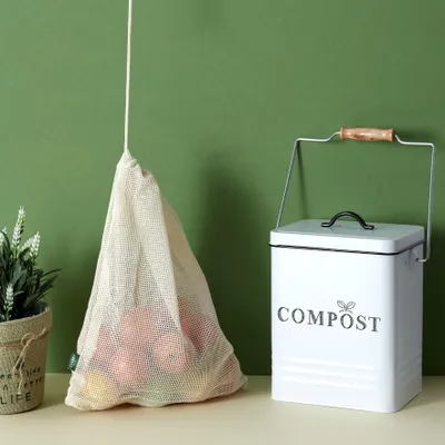Immagine prodotto di Contenitore per compost in metallo da 5 l