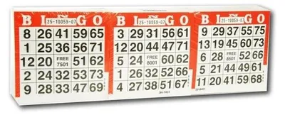Produktbild von Bingo-Karten, 10.500 Blatt (7 x 1.500 Stück), Mega-Pack