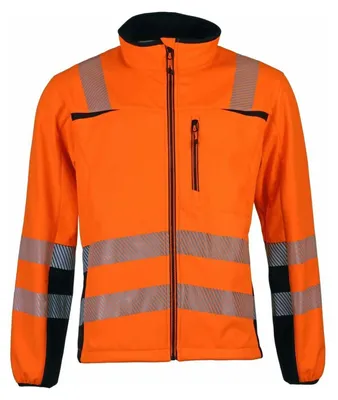 Produktbild von Asatex Prevent Trendline Softshelljacke PTW-SN Gr. S orange/schwarz