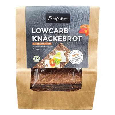 Obrázok produktu pre Panifactum Lowcarb* Crispbread Crunchy Hemp organic 200g