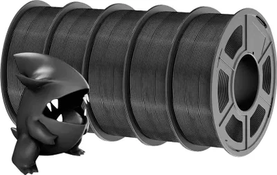 Zdjęcie produktu dla Filament PLA do drukarek 3D, średnica 1,75 mm, tolerancja +-0,02 mm, wytrzymałość, PLAMT czarny