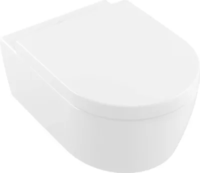 Obrázek produktu pro Villeroy & Boch Avento - Závěsné WC se sedátkem SoftClosing, DirectFlush, alpská bílá 5656HR01