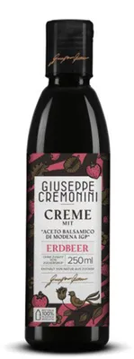 Zdjęcie produktu dla Giuseppe Cremonini Creme mit Balsamic Vinegar Erdbeer Aroma 250ml