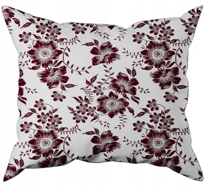 Produktbild von Nyks Baumwoll-Kissenbezug 50x80 cm Blumenmuster Reißverschluss