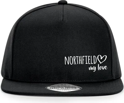 Produktbild von Huuraa Cappy Mütze Northfield my love Black Polyester Snapback Kappe Geschenkidee