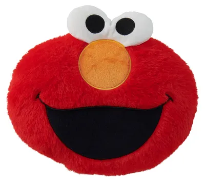 Produktbild von Sesamstraße Elmo Kissen - Plüsch Dekokissen Zierkissen Kopfkissen Rot 28 x 24 cm