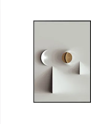 Produktbild von TPFLiving Kunstdruck LW-73 (OHNE RAHMEN) Poster - Leinwand - Wandbild - Hochauflösender Giclée-Druck, langlebig und hochwertig - Nordic Art - Abstrakte Motive - Bilder Wohnzimmer -  - Größe: 60x80cm