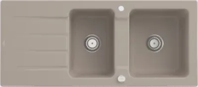 Produktbild von Villeroy & Boch Keramikspüle 338002AM, Architectura 80 Einbauspüle - inkl.