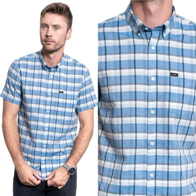 Produktbild von Herren -Shirt Lee Lee Button Down Summer Blue L886dgnj 112123622