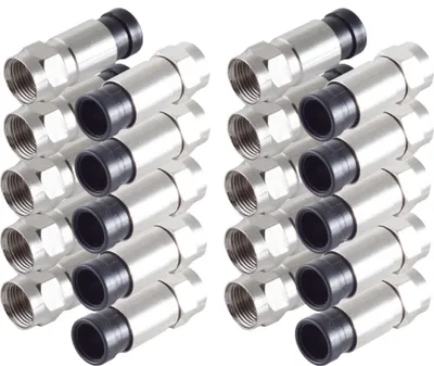 Produktbild von shiverpeaks BS15-300314, F-Typ, F, F, 7 mm, Edelstahl, 10 Stück(e)
