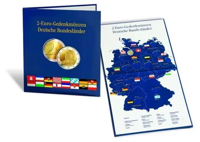 Produktbild von Presso Münzalbum für 2 Euro Münzen "Deutsche Bundesländer"