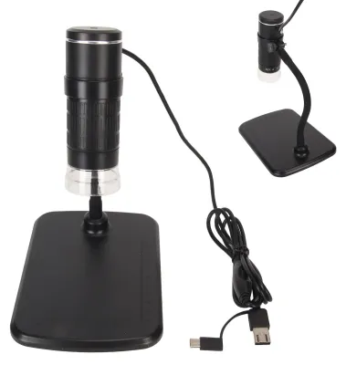 Digitalmikroskop 3-in-1, 50-1000x, USB HD-Kamera mit Ständer