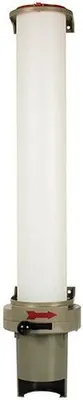 Produktbild von Becherspender, PS 67 cm x 13 cm x 15,5 cm grau für 100 Becher mit oberem Ø 7,03 cm