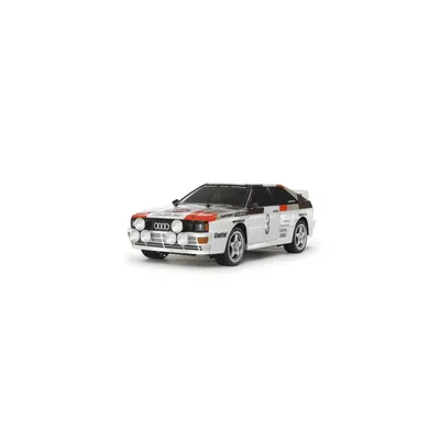 Produktbild von Tamiya 1:10 RC Audi Quattro Rally A2 (TT-02) Bausatz 58667 Automodell Mikkola Version