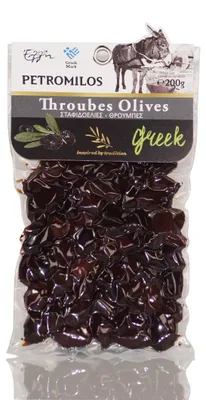 Produktbild von ELLIE 14050 Rosinen-Oliven Throubes 200g vakuumverpackt von Kreta