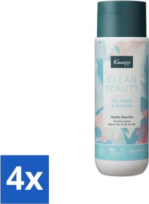 Produktbild von Kneipp - Duschgel - Clean Beauty - Algen & Meersalz - 200 ml - Vorteilspack - 4 Stücke