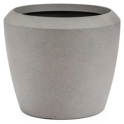Image de Pot de fleurs G21 Ciment Rond 55,6 x 55,6 x 48,4