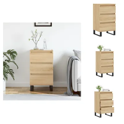 Immagine prodotto di vidaXL Credenza rovere Sonoma 40x35x70 cm materiale legno - Credenze