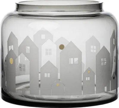 Zdjęcie produktu dla Räder Wintervase Häuser D.19cm, H.15,5cm