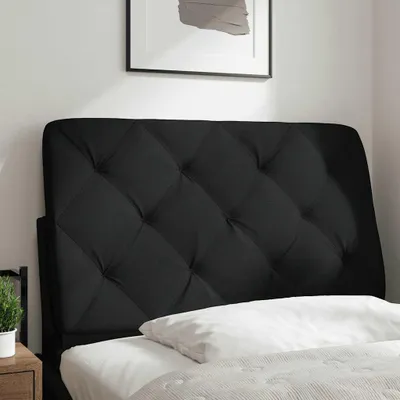 Produktbild von vidaXL Kopfteil-Kissen Schwarz 80 cm Stoff