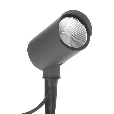 Produktbild von Lucande LED-Außenstrahler Anton, Erdspieß, anthrazit, Metall