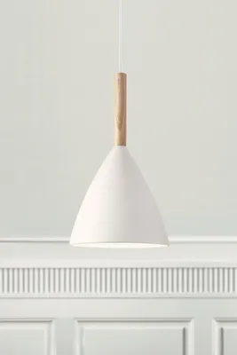 Immagine prodotto di Lampada a sospensione Pure Lampada a sospensione Ø 20 cm bianco/legno