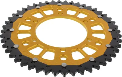 Zdjęcie produktu dla Zębatka ZF 48 zębów skok 525 złota czarna podwójna do Triumph