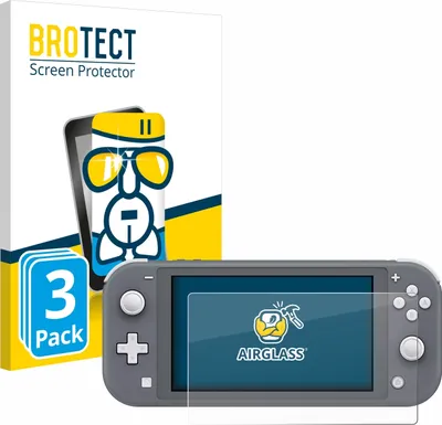Produktbild von 3x BROTECT Schutzglas für Nintendo Switch Lite Schutzfolie Panzer Folie Glas Display Schutz klar