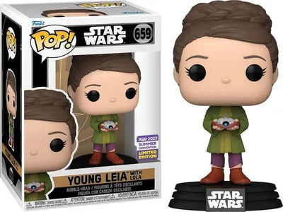 Obrázok produktu pre Funko POP film: Star Wars - Young Leia with Lola (San Diego Comic Con Shared Exclusives)
