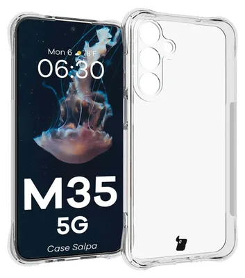 Produktbild von Flexible Handyhülle für Galaxy M35 5G, Bizon Case Salpa, Transparent