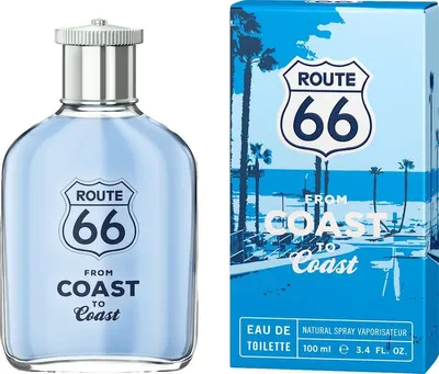 Productafbeelding van Route 66 From Coast to Coast, eau de toilette voor heren, sprayflacon, 100 ml