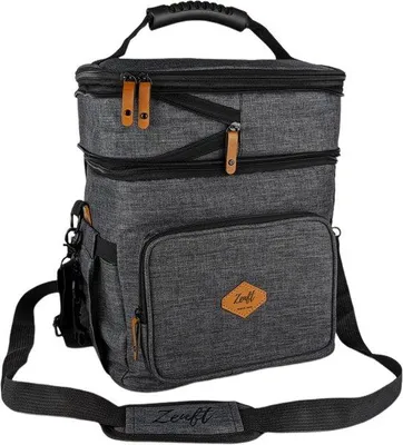 Produktbild von Famanu Kühltasche faltbar, wasserdicht, auslaufsicher mit mehreren Fächern - Camping, Arbeit, Park, Strand
