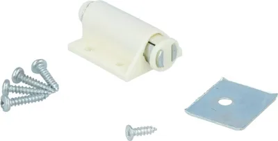 Produktbild von Einzelmagnetschnäpper Magnetschnapper Druckschnapper Schnapper Kunststoff Weiß