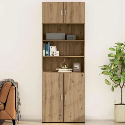Produktbild von vidaXL Wandschrank Artisan-Eiche 80 x 42,5 x 40 cm Holzwerkstoff