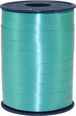 Produktbild von Präsent Band AMERICA Türkis, 250m x 10mm, Ringelband, Kräuselband, Geschenkband, Weihnachten, Ostern, Geburtstag, Geschenke