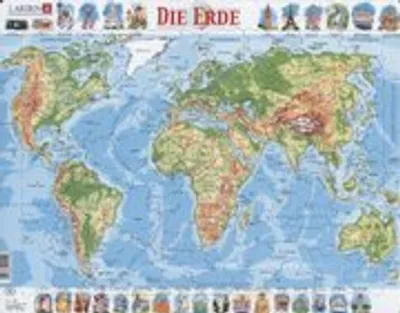 Produktbild von Die Erde physisch Rahmenpuzzle