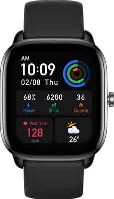 Image de Amazfit GTS 4 mini 4,19 cm (1.65") AMOLED Noir GPS (satellite)