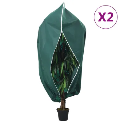 Image de Housses de protection pour plantes avec fermeture éclair 2 pcs