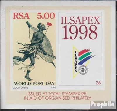 Produktbild von Briefmarken Südafrika 1995 Mi Block39 (kompl.Ausg.) gestempelt Briefmarkenausstellung