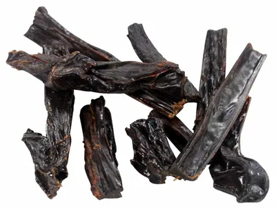 Produktbild von Pferdeleber getrocknet 5 Kg Hundesnack Kausnack Hundeleckerlie getreidefrei für Hunde natürlich ohne Zusätze