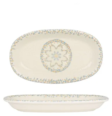 Image de By Bone Plat de service - Tessera - Porcelaine - 15 x 8,5 cm