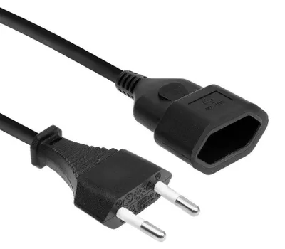 Zdjęcie produktu dla ACT AK5246, 0,2 m, CEE7/16, CEE7/16, 250 V, 2.5 A