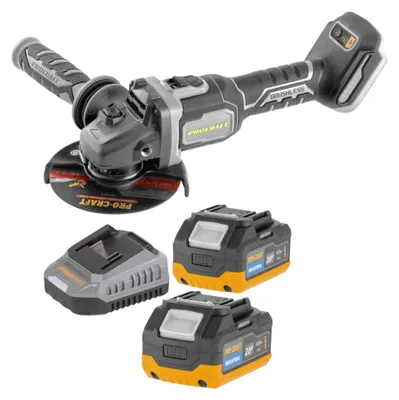 Productafbeelding van Procraft Industrial AG125Bbb accu-haakse slijper 20 V 125 mm borstelloos Solo - zonder accu, zonder oplader