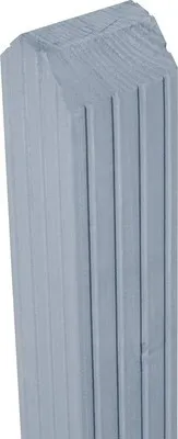 Produktbild von Pfosten Konsta geriffelt Trapezkopf 7 x 7 x 90 cm hellgrau
