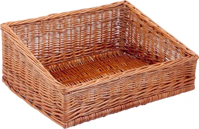 Produktbild von Regalkorb, naturbraun, Thekenkorb, Brötchenkorb, Allzweckkorb, 40 x 50 x Hv 12 x Hh 20cm